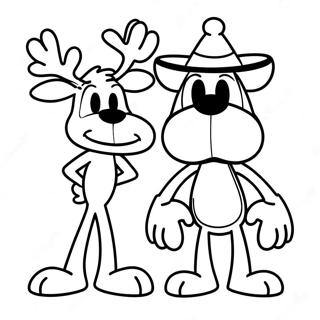 Page A Colorier Rocky Et Bullwinkle 72824-60143