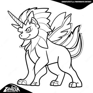 Zamazenta Pages À Colorier