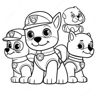 Page A Colorier Moto Pups De La Pat Patrouille 72884-60176