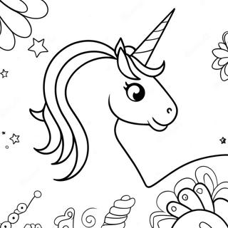 Page A Colorier Corne De Licorne Etincelante 72905-60208