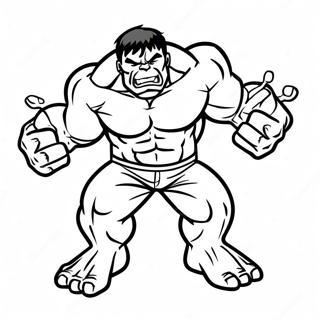 Page A Colorier Hulk Ecrase 72925-60211