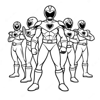 Power Rangers Megaforce Pages À Colorier