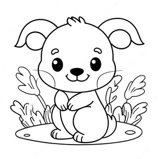 Pages A Colorier Danimaux Mignons Pour Les Enfants De 2 Ans 73035-60312