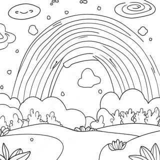 Page A Colorier Paysage Galaxie Majestueux 7305-5941