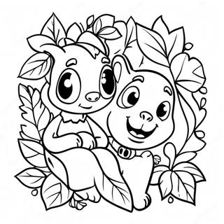 Page A Colorier Ivy Et Bean 73124-60370