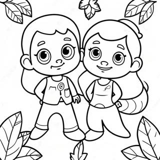 Page A Colorier Ivy Et Bean Aventurieres 73125-60378