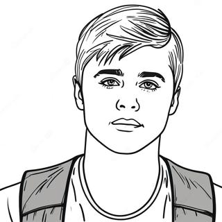 Page A Colorier Justin Bieber 7314-5948