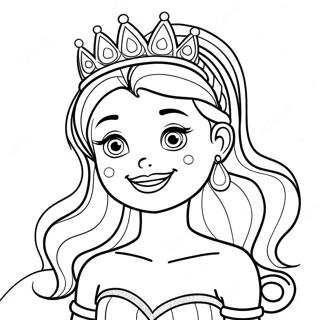 Page A Colorier Princesse Lol Etincelante 73215-60445