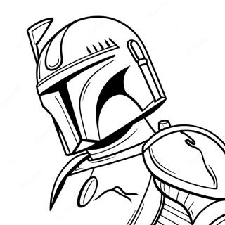 Jango Fett Pages À Colorier