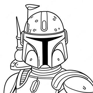 Page A Colorier Jango Fett 73224-60460