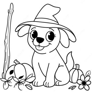 Page A Colorier De Chien Dhalloween 7324-5955