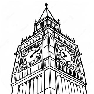 Tour Big Ben Page A Colorier 73275-60511