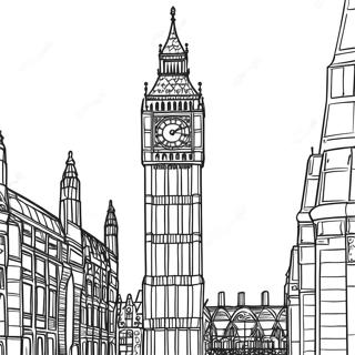 Tour Big Ben Page A Colorier 73275-60512