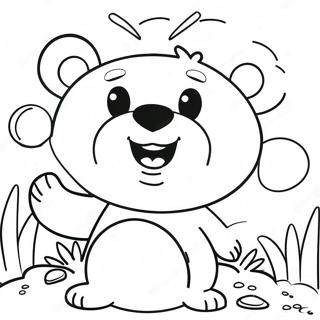 Page A Colorier De Lours Funshine Heureux 73345-60549