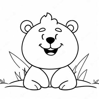 Page A Colorier De Lours Funshine Heureux 73345-60551