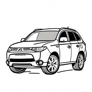 Page A Colorier Du Suv Mitsubishi Outlander 73415-60608