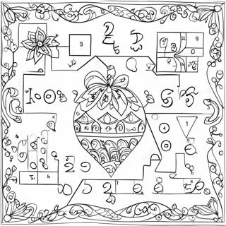 Page A Colorier Puzzle Mathematique Festif 73486-60655