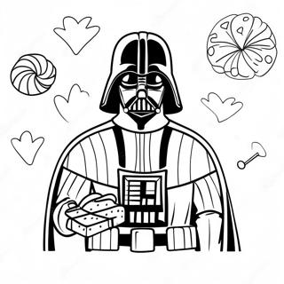 Page A Colorier Celebration Danniversaire De Darth Vader 73506-60668