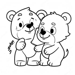 Page A Colorier Goldie Et Bear 73545-60691