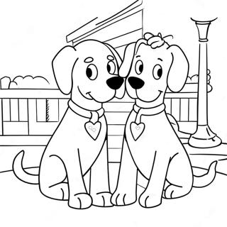 Page A Colorier Clifford Et Emily Elizabeth 73555-60706