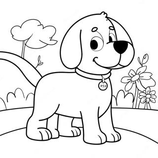 Page A Colorier Clifford Le Grand Chien Rouge 73556-60709