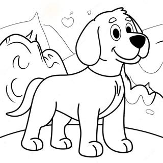 Page A Colorier Clifford Le Grand Chien Rouge 73556-60710