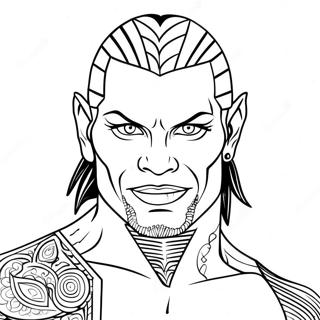 Jeff Hardy Pages À Colorier