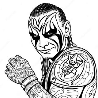 Page A Colorier De Jeff Hardy 73605-60735