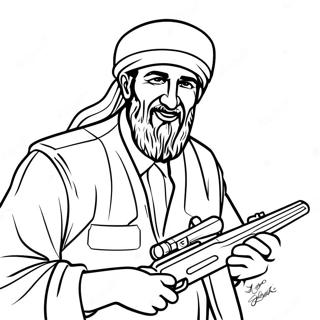 Page A Colorier De Dd Osama En Action 73626-60765