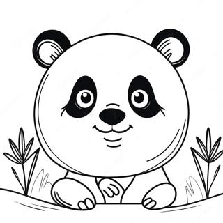 Page A Colorier De Visage De Panda Mignon 73656-60797