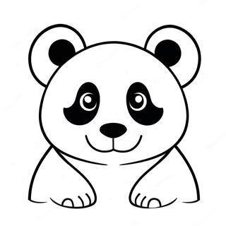 Page A Colorier De Visage De Panda Mignon 73656-60798