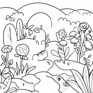 Page A Colorier Du Jardin De Banban Fantaisiste 73666-60793