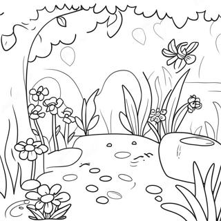 Page A Colorier Du Jardin De Banban Fantaisiste 73666-60796