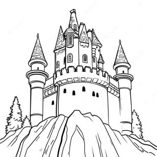 Page A Colorier De Tour De Chateau Majestueux 73696-60823