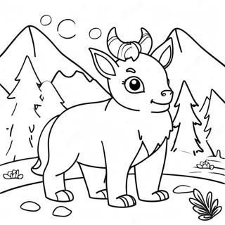 Page A Colorier Des Animaux De Montagne 73705-60827