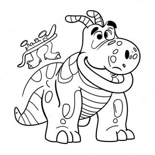 Page A Colorier De Rex De Toy Story 73745-60859