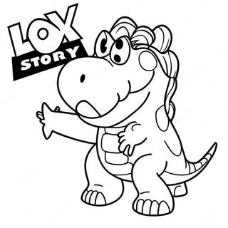 Page A Colorier De Rex De Toy Story 73745-60860