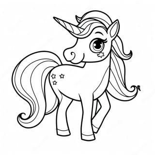 Page A Colorier De La Licorne Etincelante 73765-60875