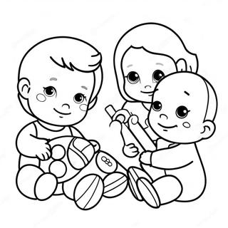 Bébés Pages À Colorier