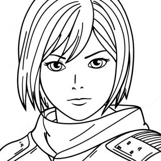 Page A Colorier De Mikasa 73845-60935