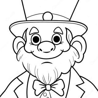 Page A Colorier Du Leprechaun Effrayant 73875-60958