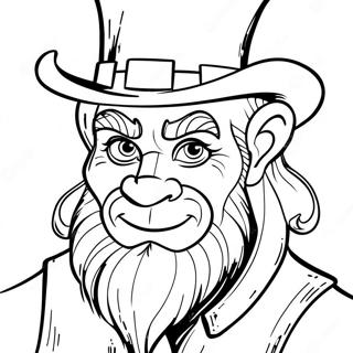 Page A Colorier Du Leprechaun Effrayant 73875-60960