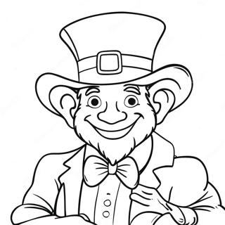 Page A Colorier Du Leprechaun Malicieux Avec De Lor 73876-60965