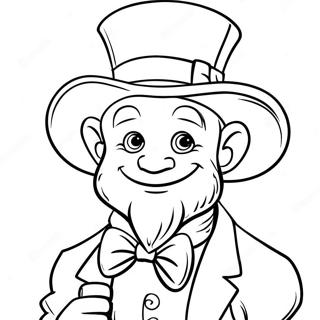 Page A Colorier Du Leprechaun Malicieux Avec De Lor 73876-60968