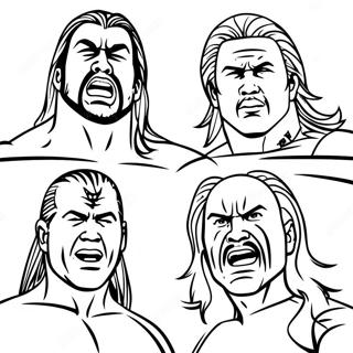 Page A Colorier Des Superstars De La Wwe En Action 74026-61082