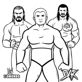 Page A Colorier Des Superstars De La Wwe En Action 74026-61083