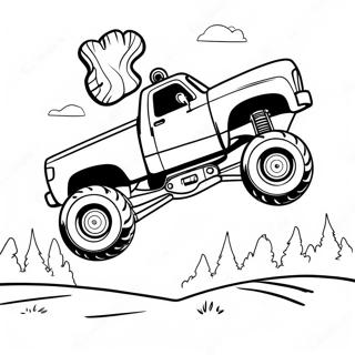 Page A Colorier Le Saut Epique De Bigfoot Monster Truck 74036-61088