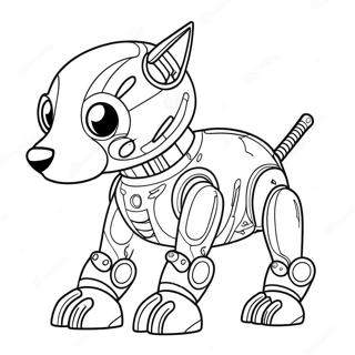 Page A Colorier Un Chien Robot 74075-61118