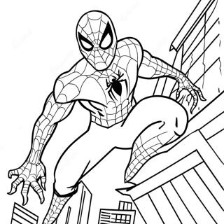 Page A Colorier Spiderman Zombie 74095-61140