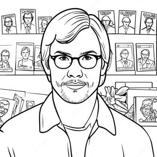 Page A Colorier Jeffrey Dahmer 74115-61152